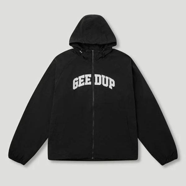 Geedup Team Logo Spray Jacket Black/White
