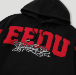 Geedup Team Logo/Handstyle Hoodie Black/Red
