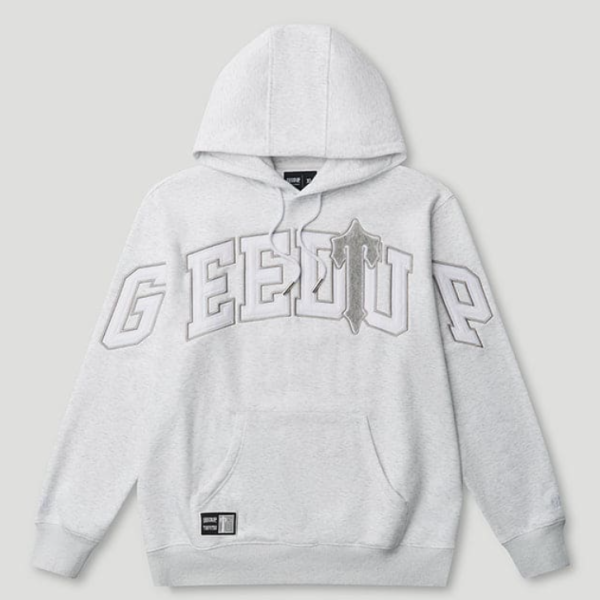 Geedup Team Logo x Irongate T Hoodie White Marle/Grey