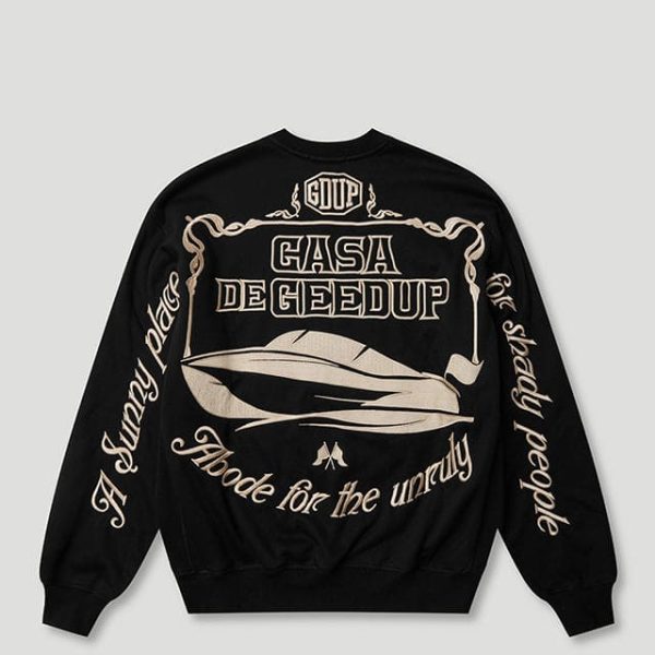 Geedup CDG Crewneck Black/Cream