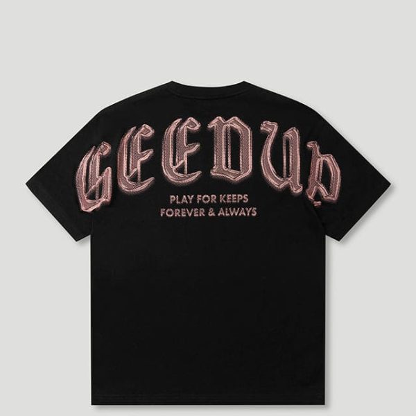 Geedup Chrome T-Shirt Black/Rose