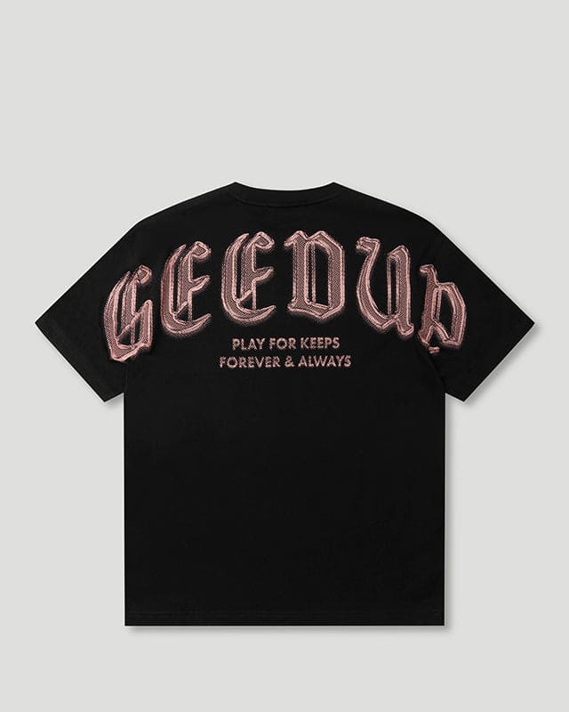 Geedup Chrome T-Shirt Black/Rose Geedup Chrome T-Shirt Black/Rose