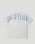 Geedup Chrome T-Shirt White/Cool Blue