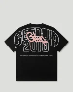 Geedup Core Handstyle T-Shirt Black/Pink