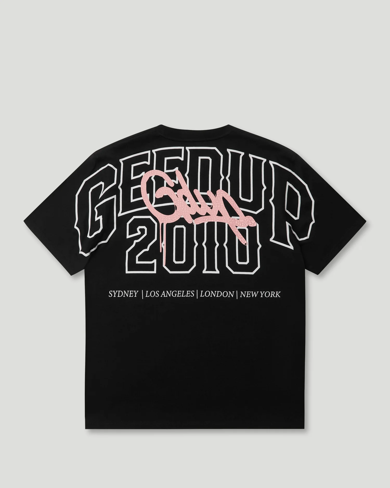 Geedup Core Handstyle T-Shirt Black/Pink Geedup Core Handstyle T-Shirt Black/Pink