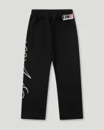 Geedup Cursive Logo Trackpant Black/White