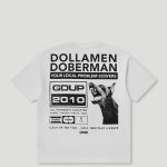 Geedup Dollamen Dobermann T-Shirt White/Black