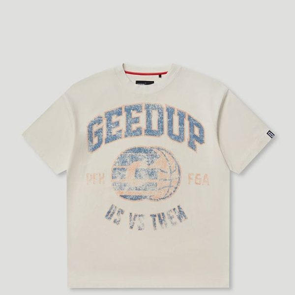 Geedup G-Ball T-Shirt Off White/Purple