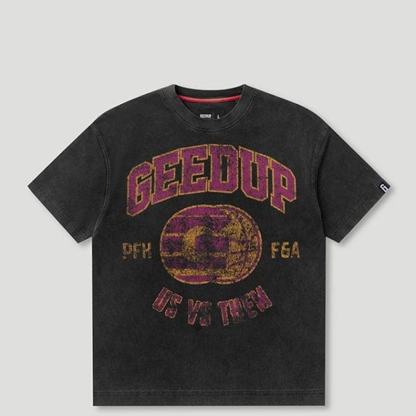 Geedup G-Ball T-Shirt Washed Black/Purple