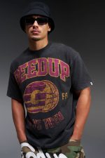 Geedup G-Ball T-Shirt Washed Black/Purple