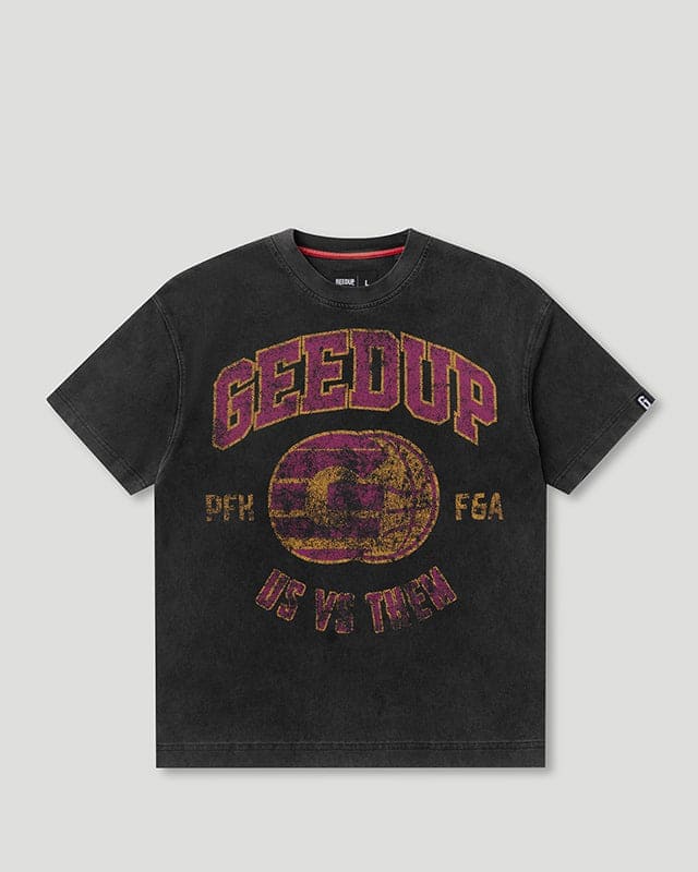 Geedup G-Ball T-Shirt Washed Black/Purple Geedup G-Ball T-Shirt Washed Black/Purple