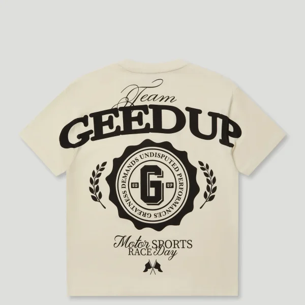 Geedup G Stamp T-Shirt Cream/Black
