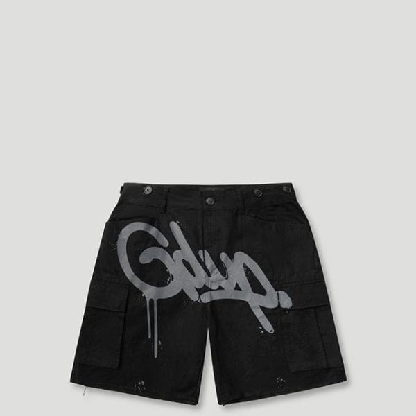 Geedup Handstyle Cargo Short Black/Grey