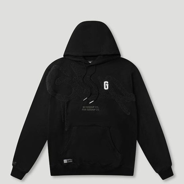 Geedup Handstyle/G Hoodie Black/Charcoal