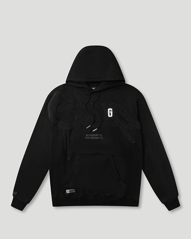 Geedup Handstyle/G Hoodie Black/Charcoal Geedup Handstyle/G Hoodie Black/Charcoal