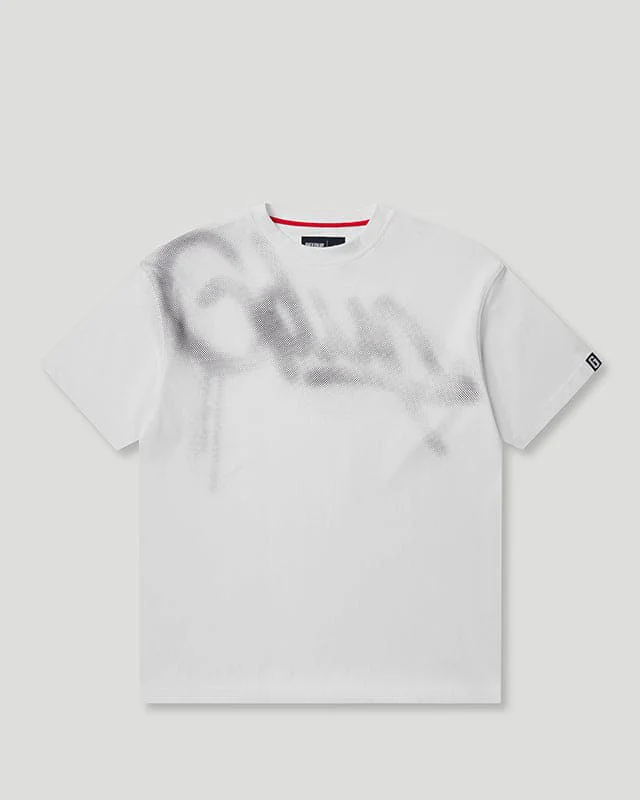 Geedup Handstyle Halftone T-Shirt White/Grey Geedup Handstyle Halftone T-Shirt White/Grey