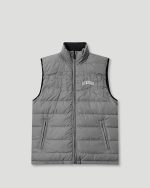 Geedup Handstyle/Team Logo Puffer Vest Black/Grey