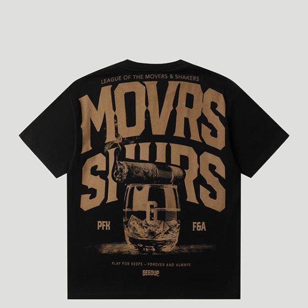 Geedup MVRS & SHKRS Cigar T-Shirt Black/Bronze