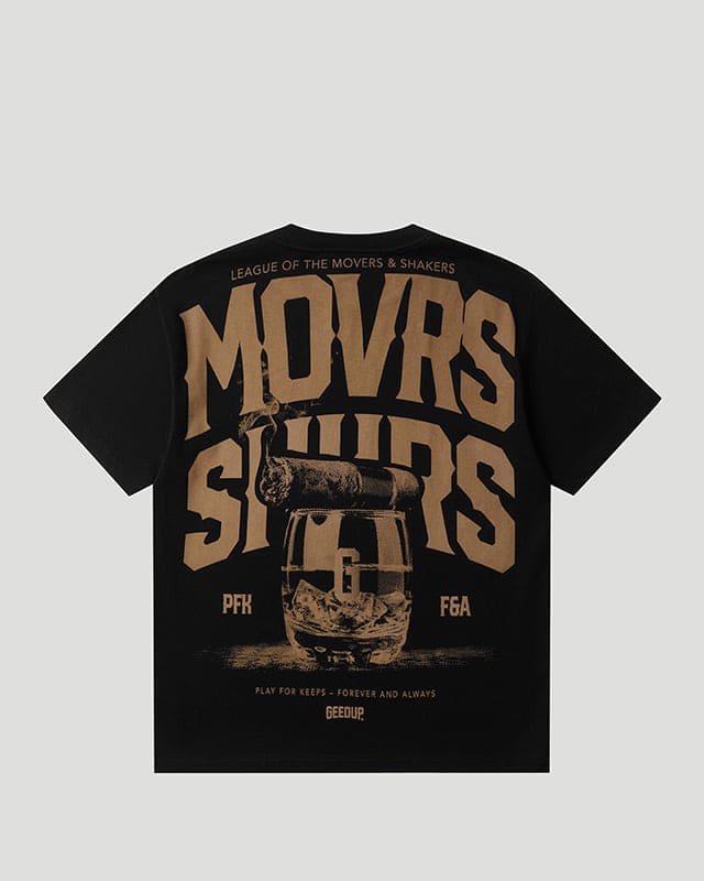 Geedup MVRS & SHKRS Cigar T-Shirt Black/Bronze Geedup MVRS & SHKRS Cigar T-Shirt Black/Bronze