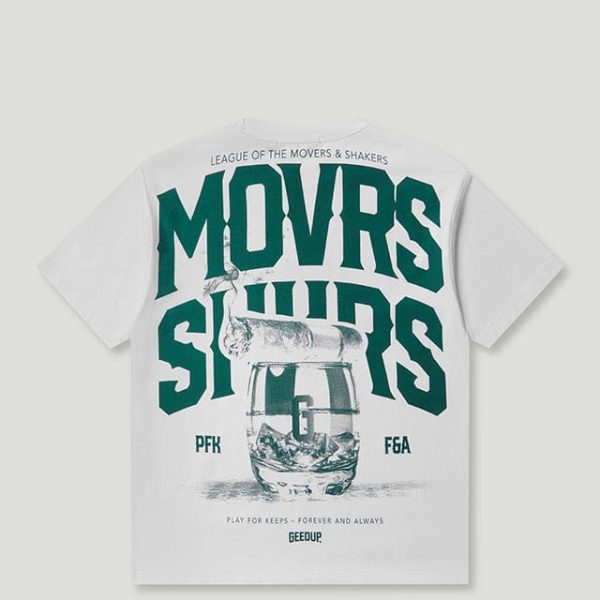 Geedup MVRS & SHKRS Cigar T-Shirt Off White/Green