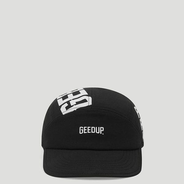 Geedup PFK 5 Panel Hat Black/White