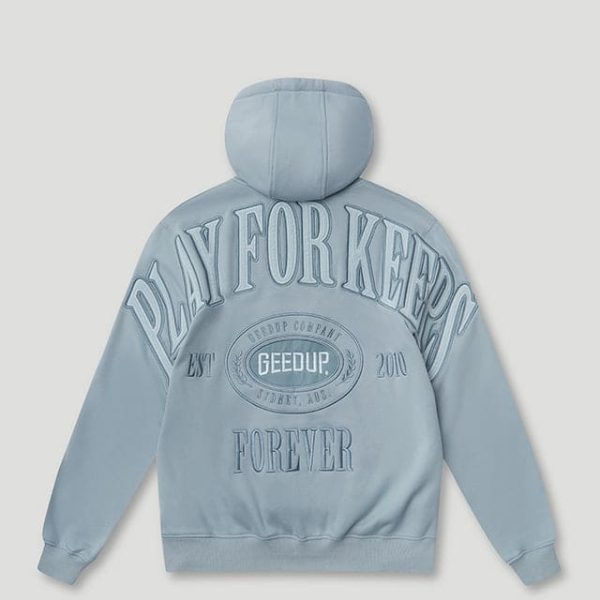 Geedup PFK Company Hoodie Ice Blue Tonal