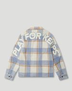 Geedup PFK Flannel Jacket Light Blue/Cream/White
