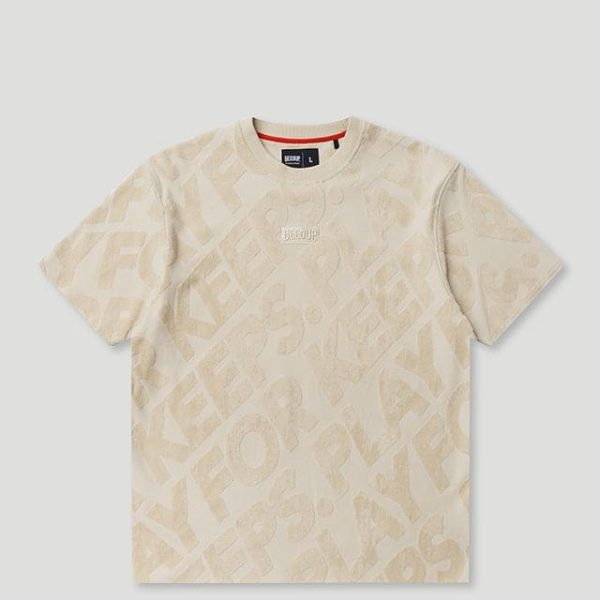 Geedup PFK Jacquard T-Shirt Beige