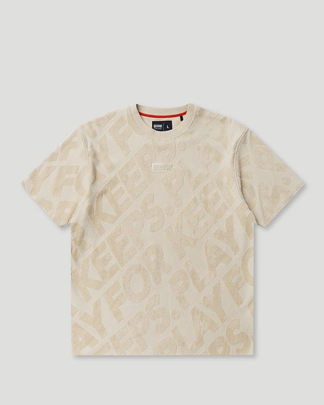 Geedup PFK Jacquard T-Shirt Beige Geedup PFK Jacquard T-Shirt Beige