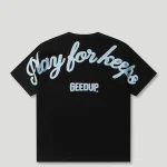 Geedup PFK Script T-Shirt Black/Blue