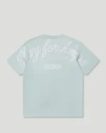 Geedup PFK Script T-Shirt Pale Blue