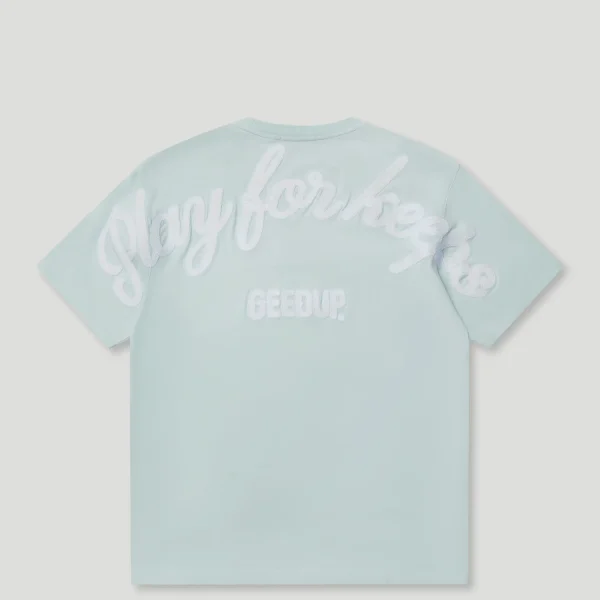 Geedup PFK Script T-Shirt Pale Blue