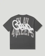 Geedup Play 4 Keeps T-Shirt Charcoal/White
