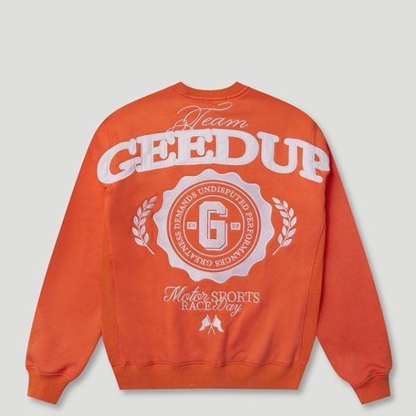 Geedup Team Crewneck Orange/White