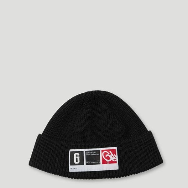 Geedup Team Label Beanie Black