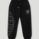 Geedup Team Logo Cursive Trackpant Black/Grey