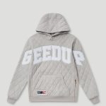 Geedup Team Logo Quilted Hoodie 2.0 Grey/White