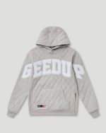 Geedup Team Logo Quilted Hoodie 2.0 Grey/White