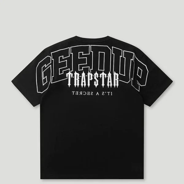 Geedup Team Logo x Trapstar Irongate T-Shirt Black