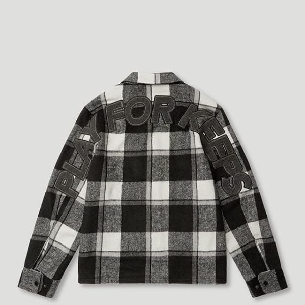 Geedup PFK Flannel Jacket Black/White/Cream