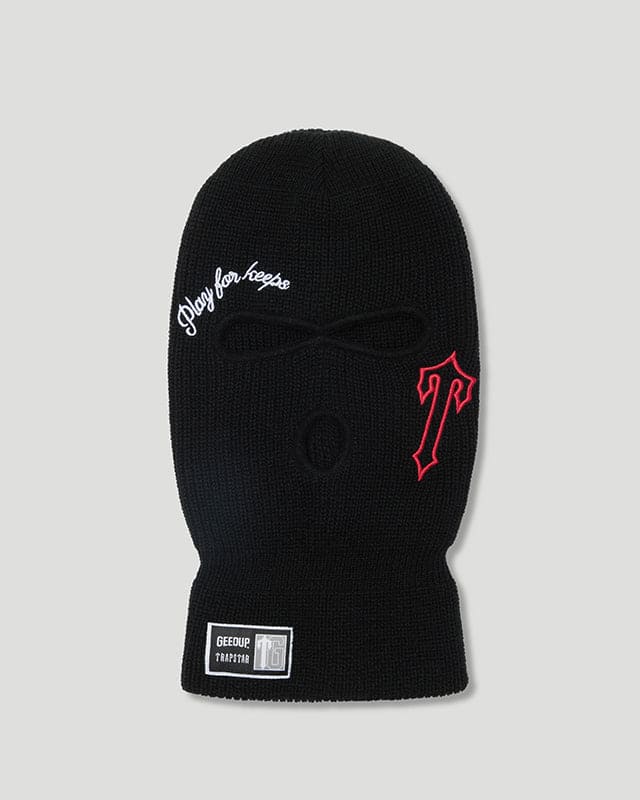 Geedup PFK x Trapstar T Ski Mask Black Geedup PFK x Trapstar T Ski Mask Black
