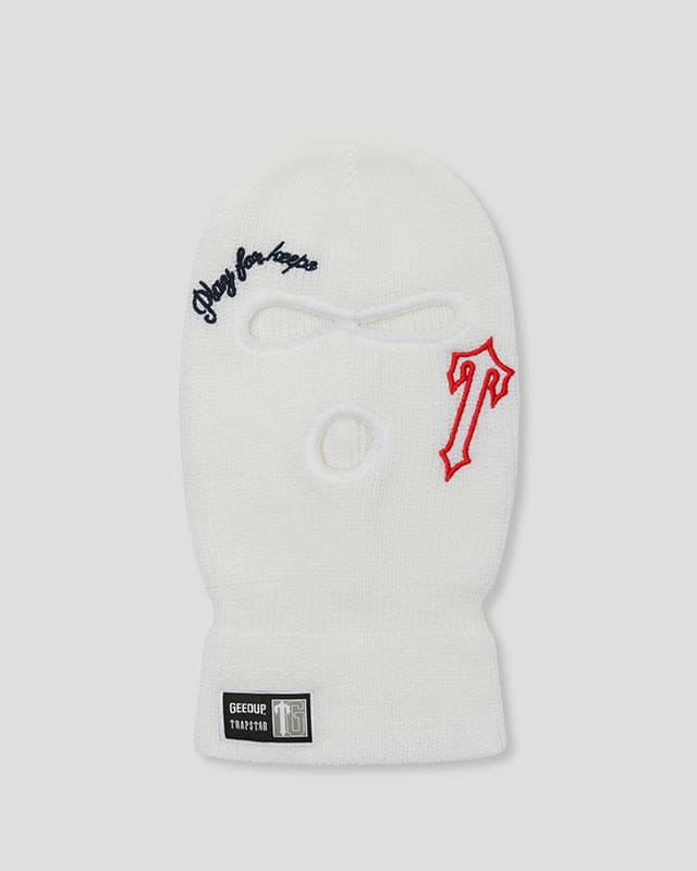 Geedup PFK x Trapstar T Ski Mask White Geedup PFK x Trapstar T Ski Mask White