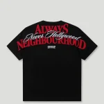 Geedup Always Neighbourhood Tee - Black/Red