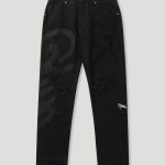 Geedup Handstyle Denim Pant Washed Black