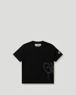 Geedup Handstyle Logo Knitted Lil Don Tee Black/Grey