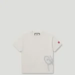 Geedup Handstyle Logo Knitted Lil Don Tee Cream/Grey