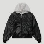Geedup Handstyle Team Logo Reversible Leather/Faux Fur Jacket
