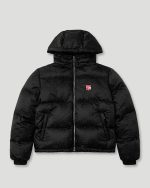 Geedup Mono Jacquard Duck Down Jacket Black