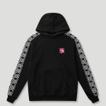 Geedup Mono Logo Tape Hoodie Black