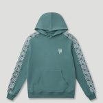 Geedup Mono Logo Tape Hoodie Matcha